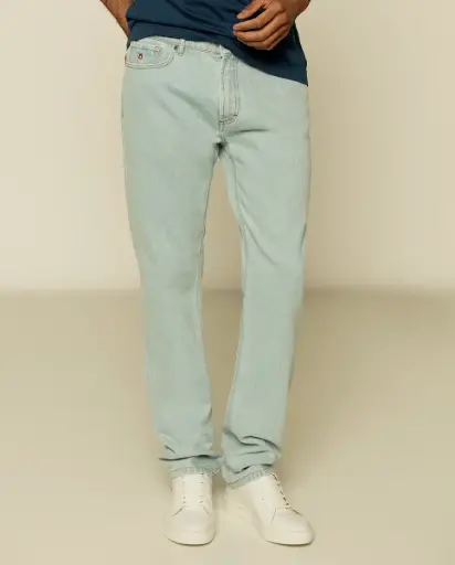 Calças Jeans Algodão Relaxed Fit