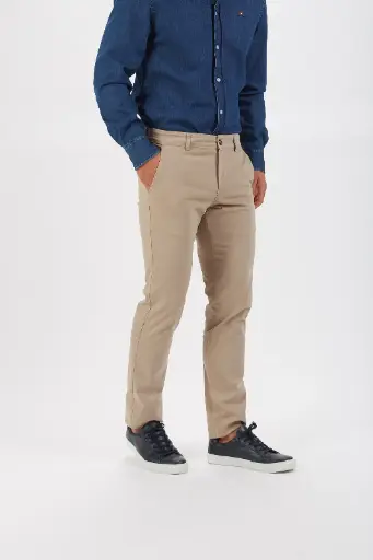 Calças Chino Sarja PPT Essential Slim