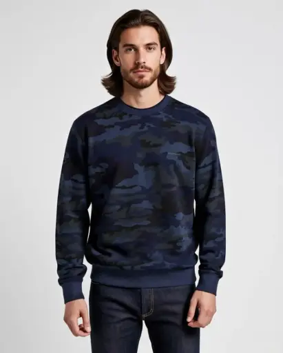 Sweatshirt Felpa Cardadad Print Camo