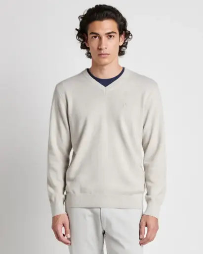 V´Neck Extrafine Lambswool Essential