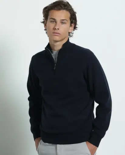 Polo Fecho Extrafine Lambswool Essential