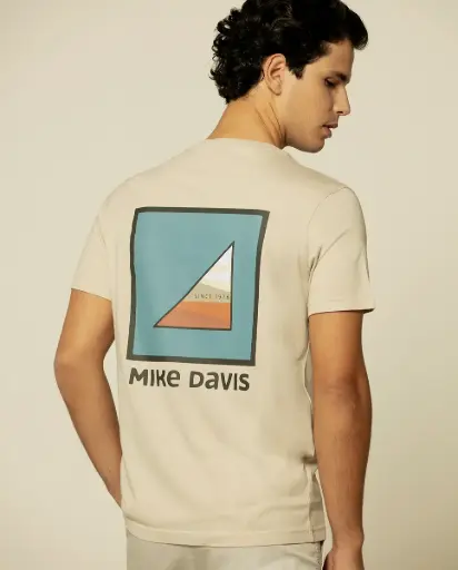 T-Shirt Jersey Graphic Logo Print - Regular