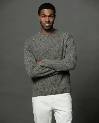 Crewneck Tricot Multicolor Bordado Mike Davis