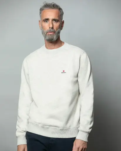 Sweatshirt Felpa Cardada Bordado ADN