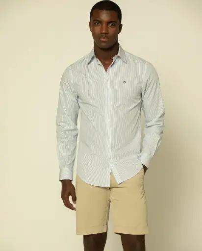 Camisa de Riscas - Slim Fit